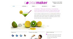 Desktop Screenshot of cocktailmaker.co.uk