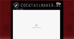 Desktop Screenshot of cocktailmaker.nl